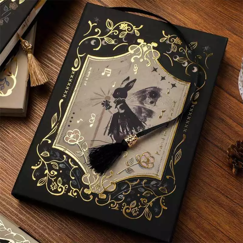 สไตล์โกธิคไพ่ทาโรต์ธีมโน้ตบุ๊ค Retro ศิลปะ Mini Creative Planner Book มูลค่าความงามสูงสําหรับนักเรียนและคนรักศิลปะ — ของมงคลหมวดฤกษ์และวันมงคล