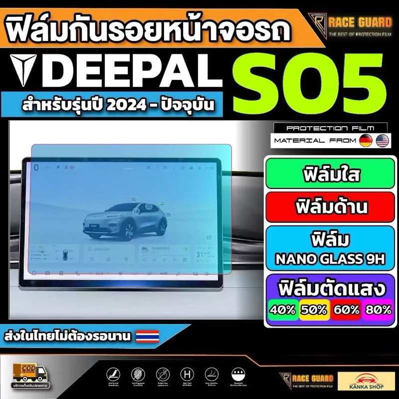 ฟิล์มกันรอยหน้าจอ Deepal S05 ตรงรุ่น 2025-ปัจจุบัน · ฿324