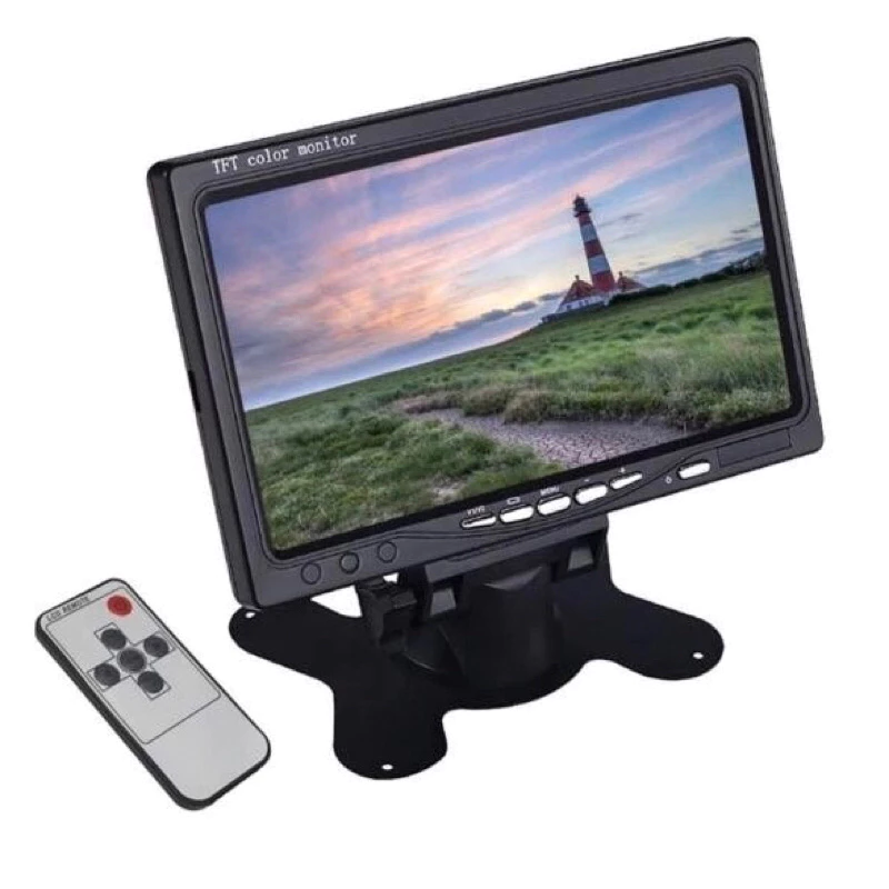 กล้องติดรถยนต์จอ LCD 7 นิ้ว มุมกว้าง 170 องศา กล้องติดรถยนต์จอ LCD 7 นิ้ว มุมกว้าง 170 องศา