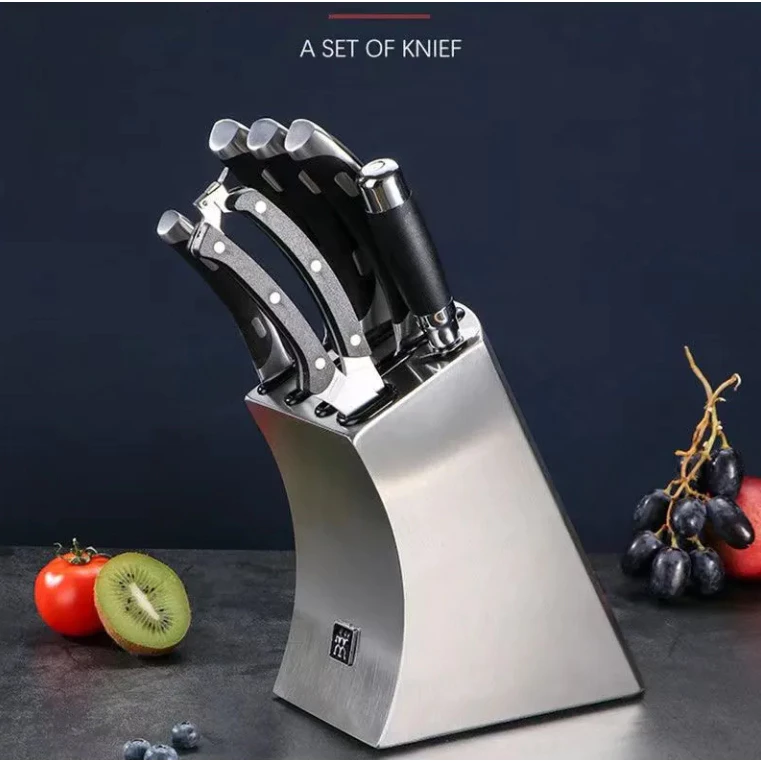 German Zwilling Knife Household Stainless Steel Kitchen Knife 7-piece Kitchen Imported Chef Knife