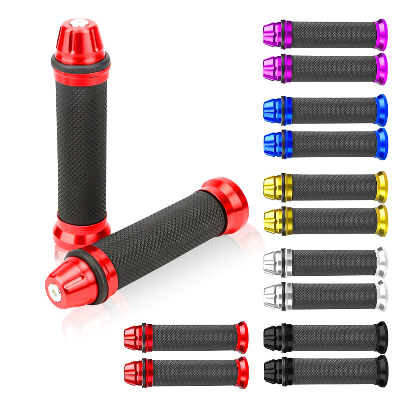 ปลอกแฮนด์  มี 5 สี ให้เลือก งานCNC ปลายแฮนด์ งานอลูมิเนียม อย่างดี สำหรับมอเตอร์ไซค์ทุกรุ่น