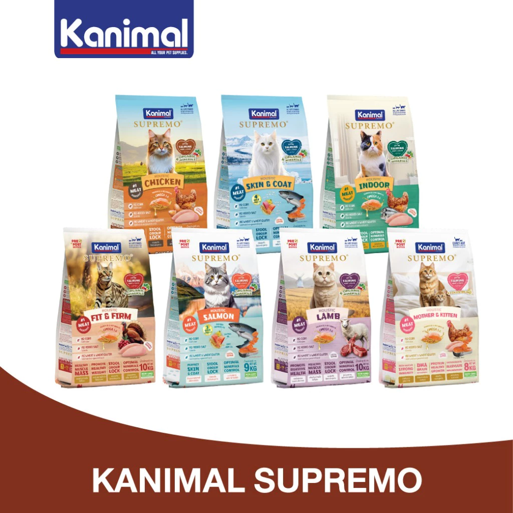 [แบบกระสอบ] KANIMAL SUPREMO Cat Food อาหารแมวคานิมอลซูพรีโม่ สำหรับน้องแมวทุกสายพันธุ์