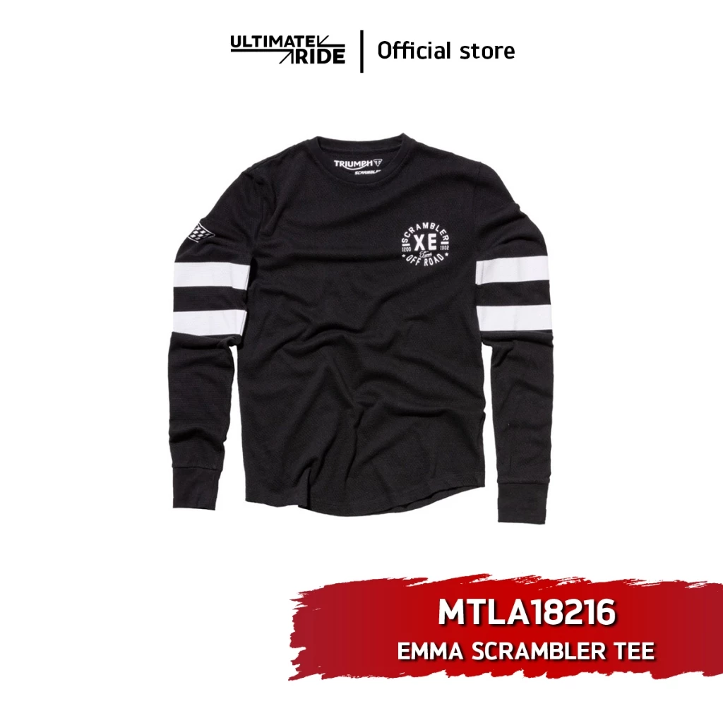 เสื้อ Triumph MTLA18216 EMMA SCRAMBLER TEE LDS
