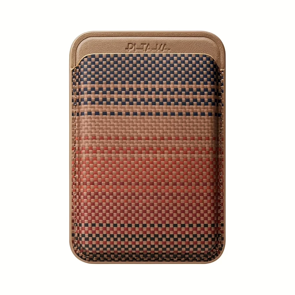 Pitaka Magnetic Woven Wallet – ที่เก็บบัตรติดหลังมือถือ