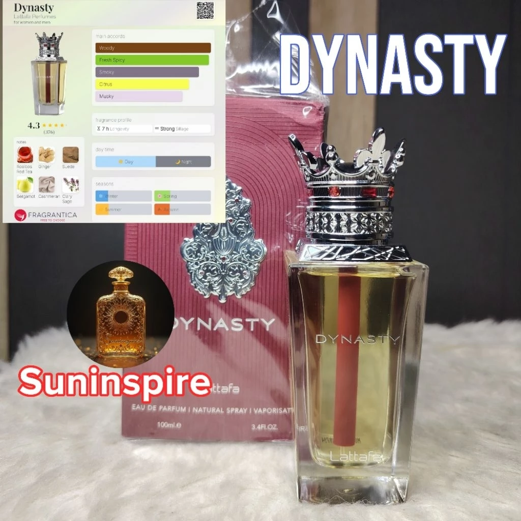 น้ำหอมแบ่งขาย Dynasty กลิ่นชา fruity ที่หรูหรา ไม่ซ้ำใคร ตัวมงลงของแบรนด์ ใช้ง่าย กลิ่นสุภาพ สู้ร้อน — ของมงคลหมวดไลฟ์สไตล์และของขวัญ