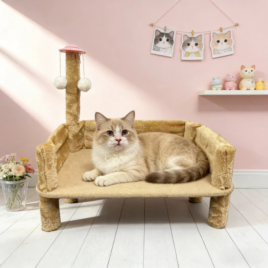 Coco.Pet คอนโดแมว อพาร์ทเมนต์แมว ที่นอนแมว โซฟาแมว เสาเข็มแมว ที่ลับเล็บแมว แผ่นขีดเล็บแมว อุปกรณ์แมว คุณภาพดี