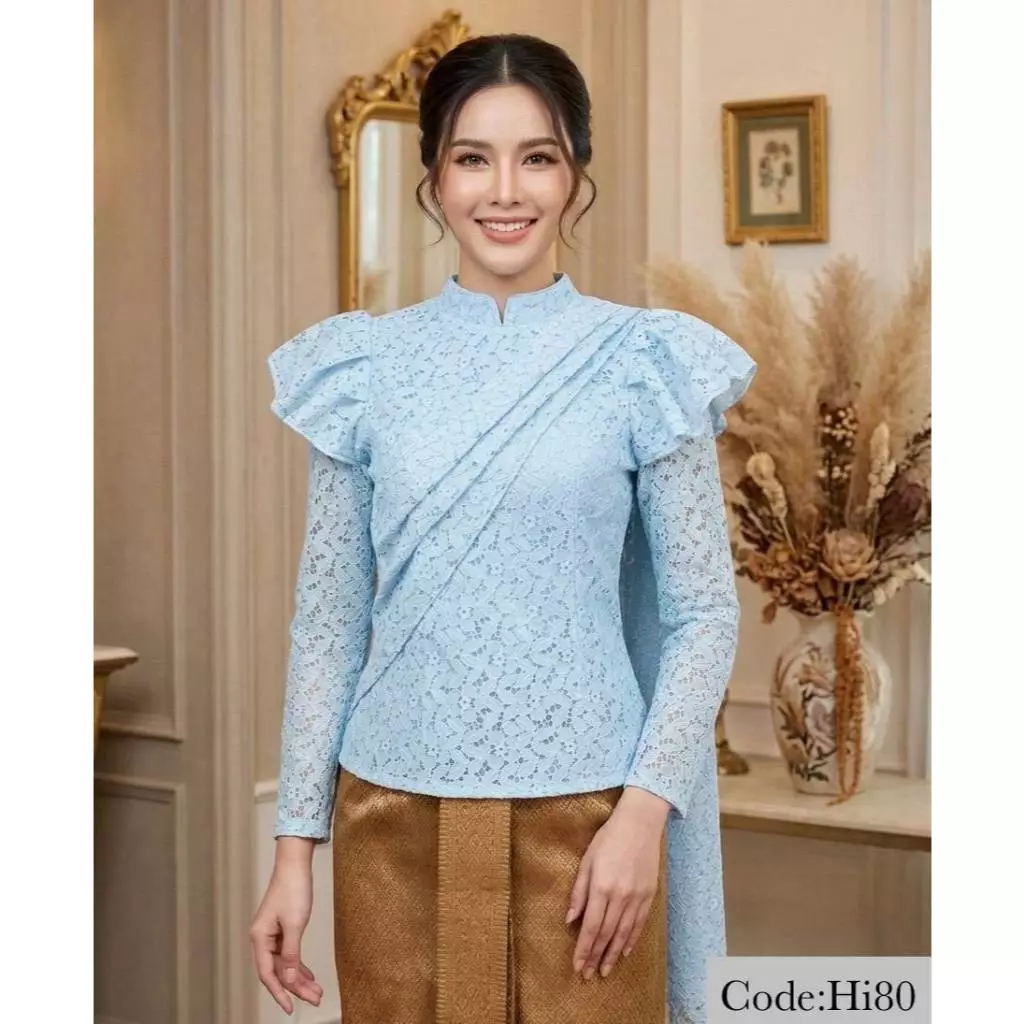 ของแท้ ส่งจากนครนายก ไทยเรือนต้น จิตรลดา ไทยอมรินทร์ ไทยบรมพิมาน ไทยดุสิต ไทยจักรี เสื้อลูกไม้ Chut Thai — ของมงคลหมวดไลฟ์สไตล์และของขวัญ