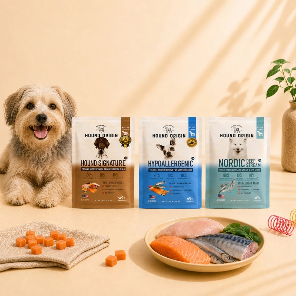 Hound Origin Dog BARF - Beauty Set (เซ็ตขนสวยผิวใส) X 10 Packs