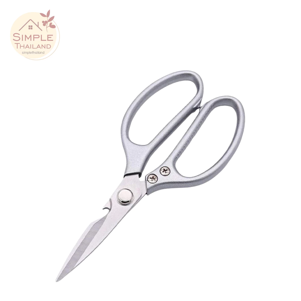 กรรไกรทำครัว ตัดอาหาร kitchen scissors สำหรับตัดไก่ ตัดเนื้อ ไม่เป็นสนิม Simple Thailand