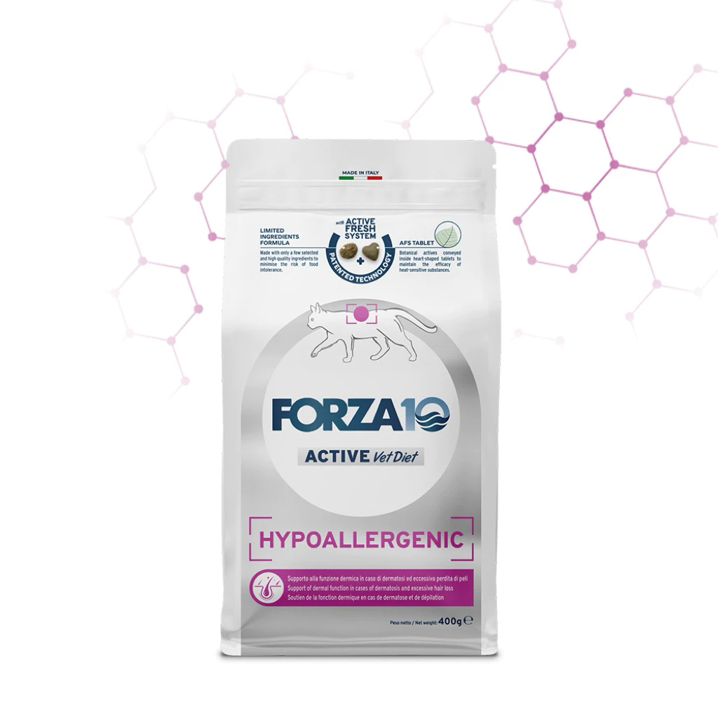 2 Size (อาหารแมวสำหรับแมวแพ้ง่าย) Forza 10 Cat Food, Hypo-Allergenic Diet Dry Cat Food,