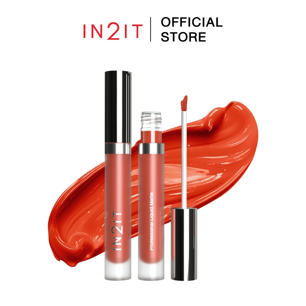 (ส่งด่วน) IN2IT Professional Liquid Matte - ลิปแมตต์ปากเด่นไม่ดรอป [PVM]