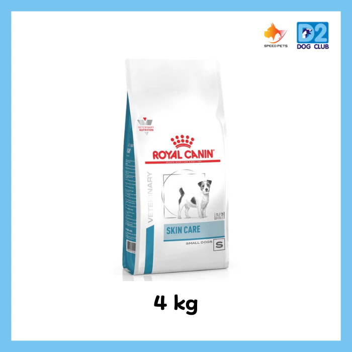 Royal canin skin care small dog อาหารสุนัขพันธุ์เล็กบำรุงผิวหนัง แบบเม็ด ขนาด 4 กก.