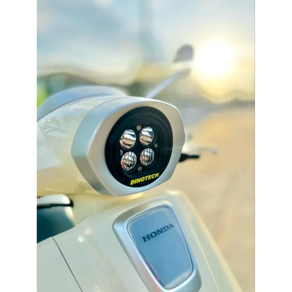 ไฟหน้าDINOTECH LED สำหรับรถรุ่น Giorno ปลั๊กตรงรุ่น ปรับ ปิดไฟ/ไฟต่ำ/ไฟสูง ได้