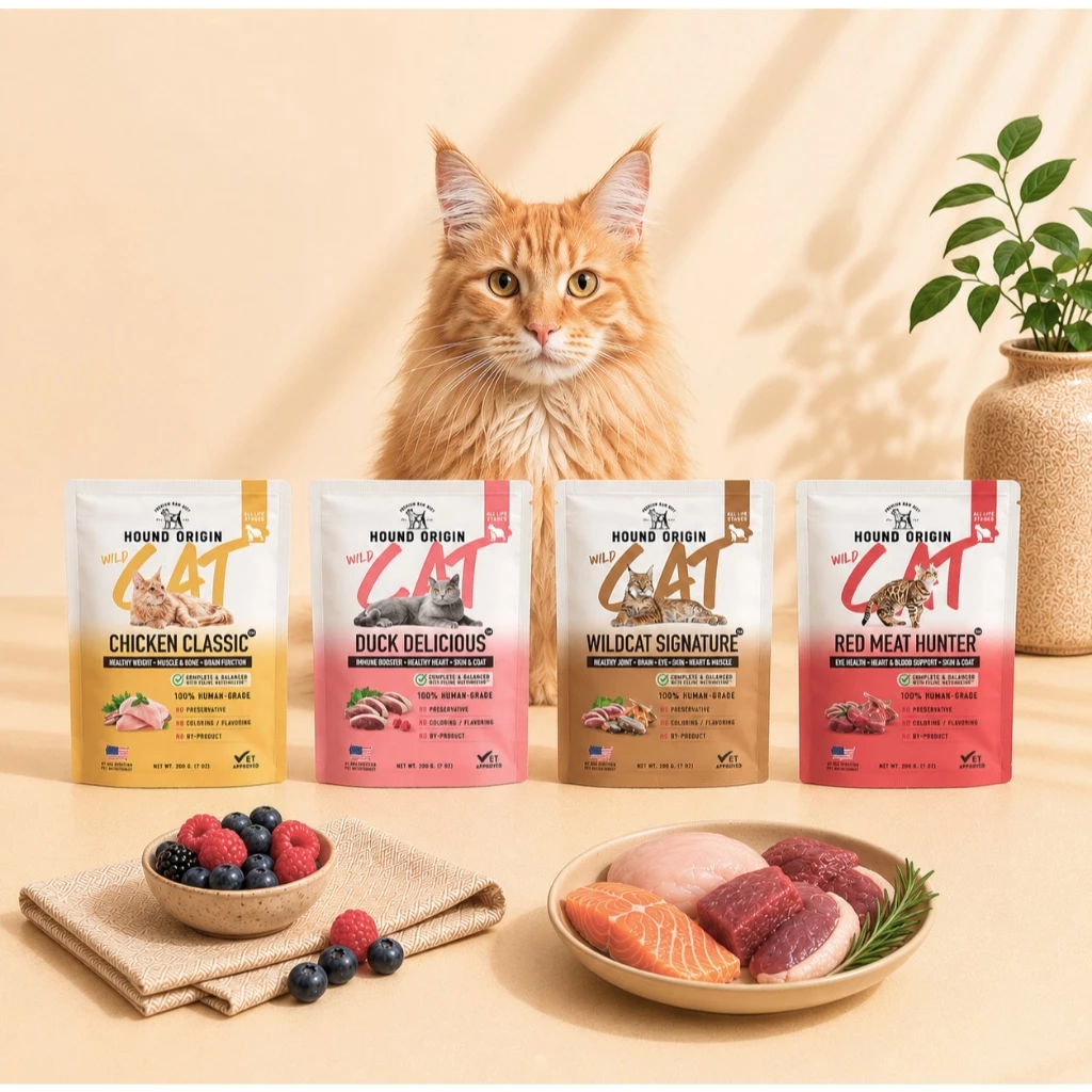 Hound Origin Cat BARF - Wildcat Essential Set (เซ็ตสุดคุ้มแมว) X 20 Packs