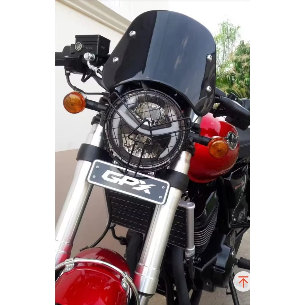 ชิลด์หน้าแต่งสำหรับไฟ 6-7 นิ้ว สำหรับรถรุ่น GPX 250 Twin (WS-05)