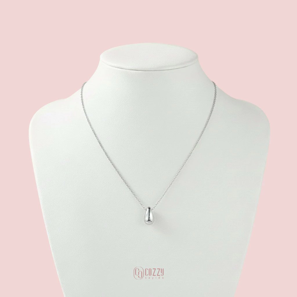 CozzySayido สร้อยคอรูปทรงหยดน้ำ ขนาดกำลังดี น่ารัก ใส่ได้ทุกวัน ไม่ก่อให้เกิดการแพ้ — ของมงคลหมวดไลฟ์สไตล์และของขวัญ