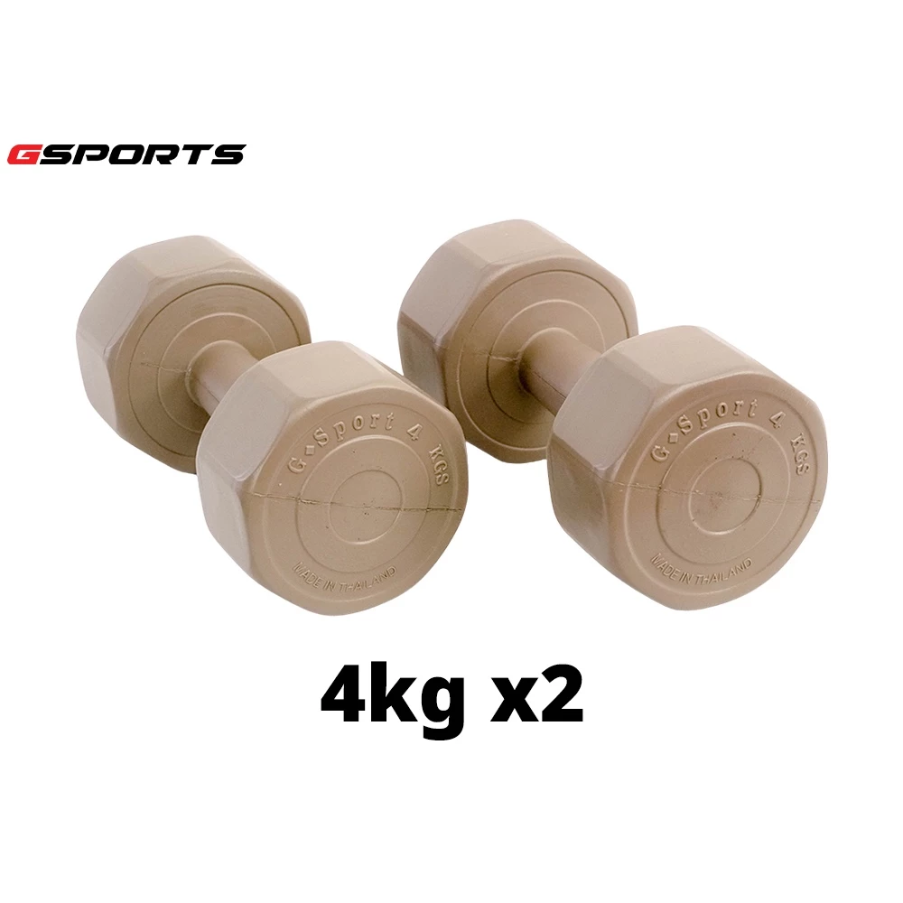 GSports ดัมเบลพลาสติก 4 kg แพ็คคู่ Dumbbell 4 kg x 2 รุ่น AD62522A x 2