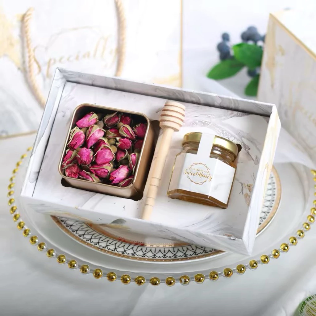 ชุดของขวัญชาดอกไม้ ชากุหลาบ Giftset Two Tone Tea ของขวัญปีใหม่ แลกของขวัญ ดำหัวผู้ใหญ่ ของรับไหว้ — ของมงคลหมวดไลฟ์สไตล์และของขวัญ