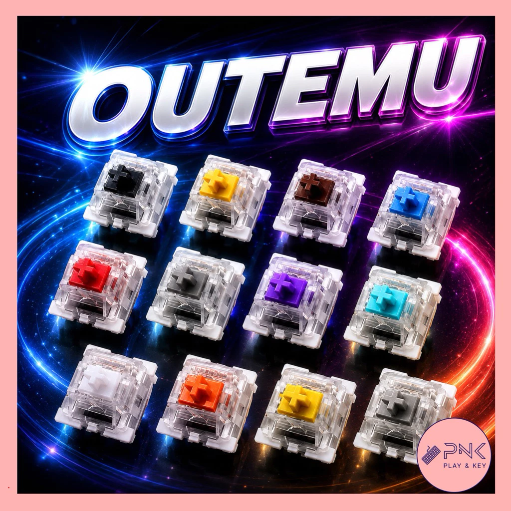 [แพค 10 ตัว ส่งไว] Outemu Switch มีครบทุกสี Red Blue Brown Golden Silver Silent Box สวิตซ์ โอเตมุ สวิทซ์ Keyboard