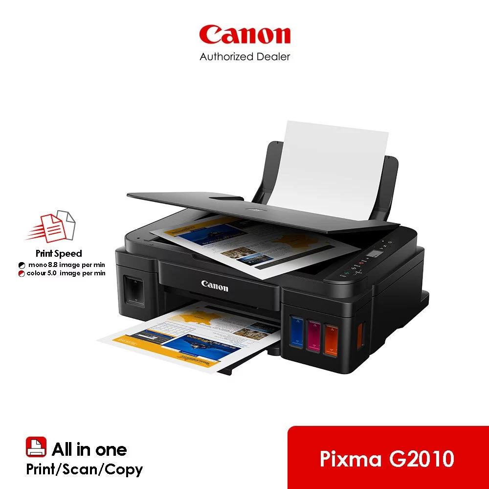 [จำกัด 2 เครื่อง/ออเดอร์] Canon เครื่องพิมพ์มัลติฟังก์ชันอิงค์เจ็ท รุ่น PIXMA G2010