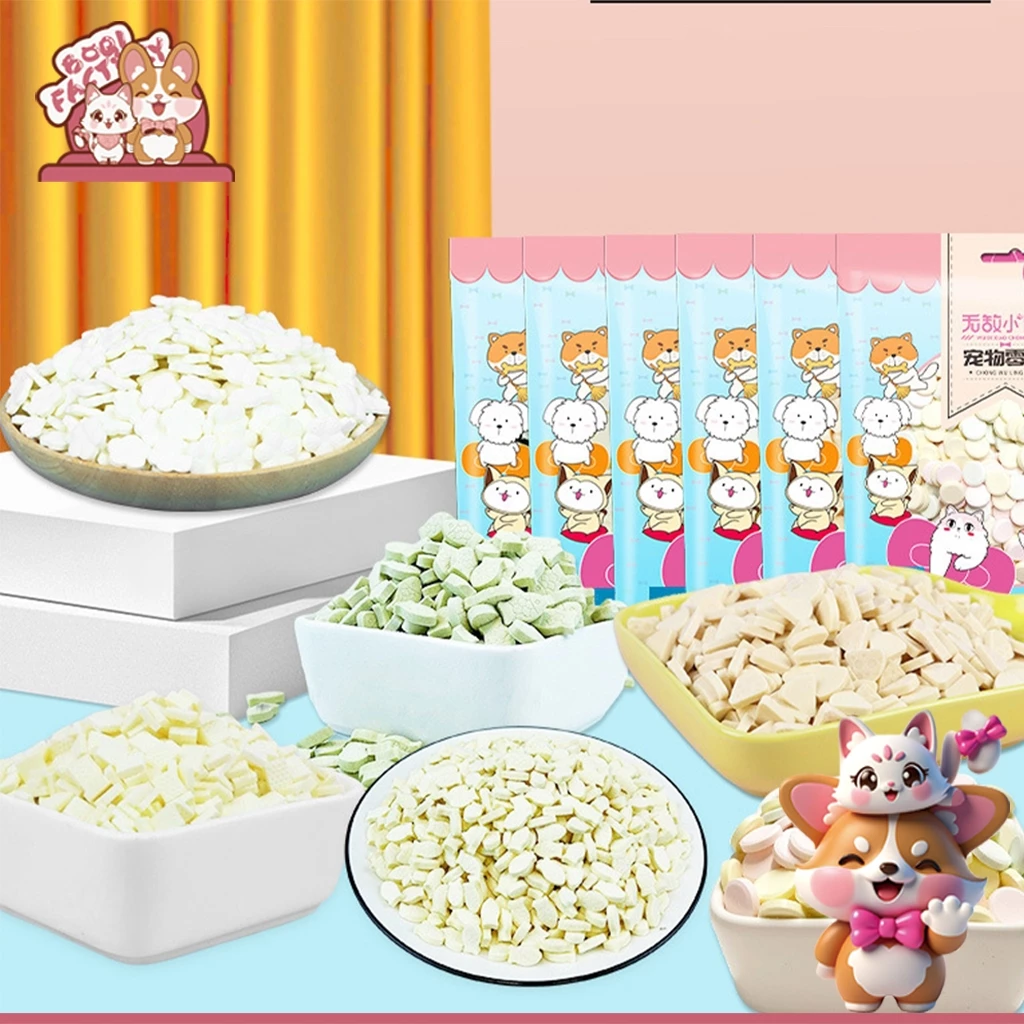 Boqi Factory นมแพะอัดเม็ด สำหรับสัตว์เลี้ยง นมแพะ น้องแมว สุนัข หมา แมว ลูกแมว ลูกหมา ขนมน้องหมา ขนมสุนัข FunnyD