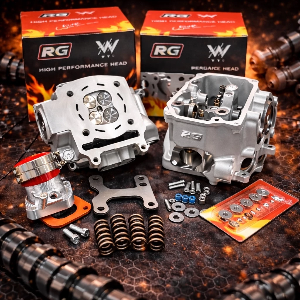 ฝาสูบpcx160 Lead125 giorno125 RG NEW MODEL ขนาดวาล์ว19/22 ฝาสูบ pcx160 Lead125 giorno125 4วาล์วพร้อมอุปกรณ์ตัวใหม่ล่าสุด