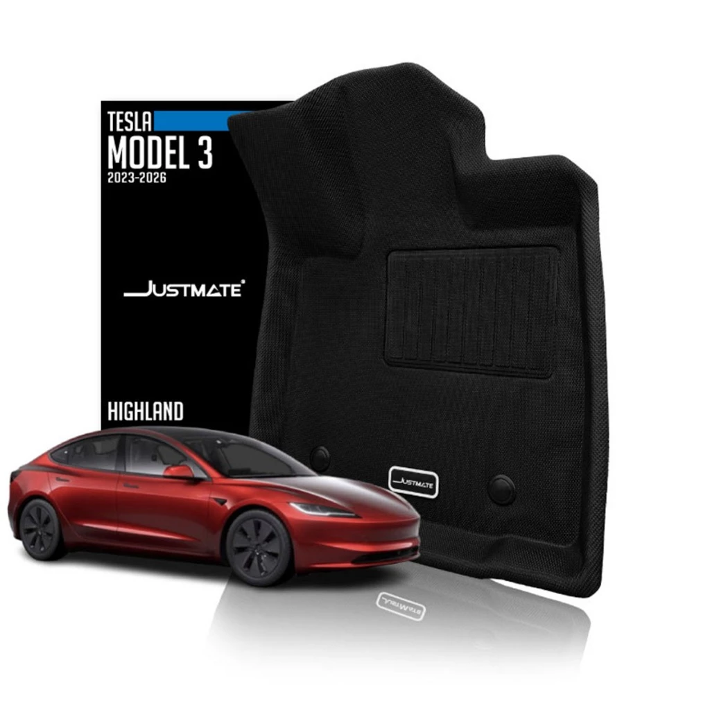 JUSTMATE พรมปูพื้น Tesla Model 3 2024-2026 Highland ตรงรุ่น