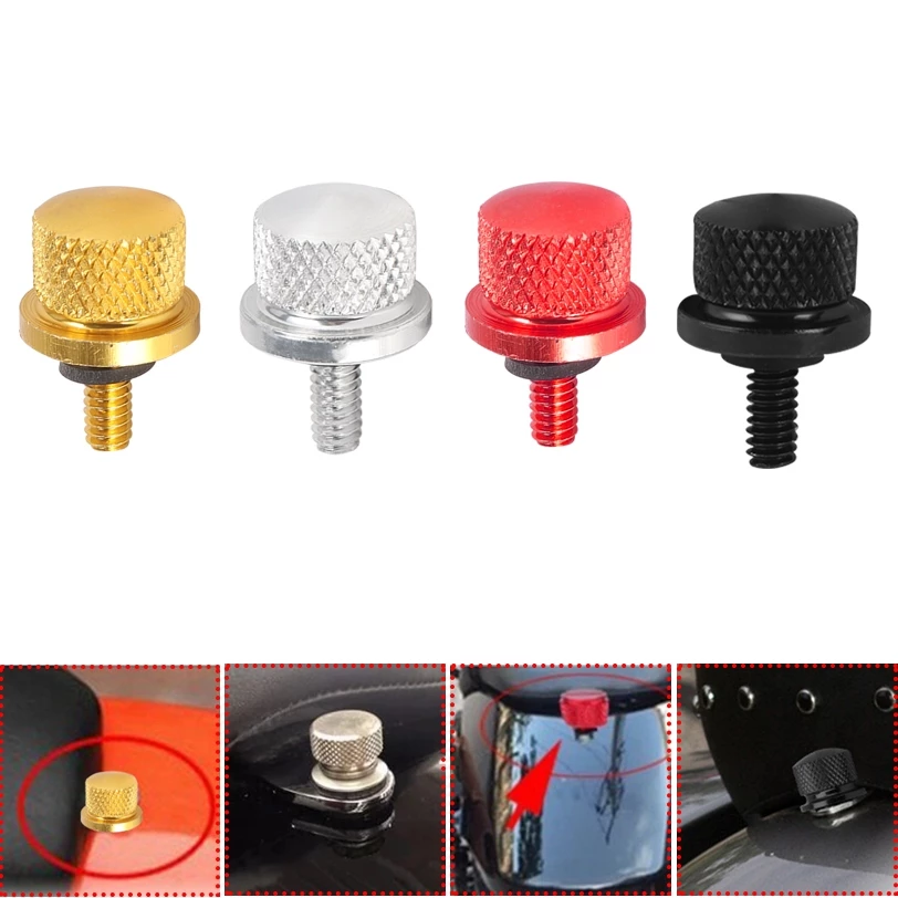 รถจักรยานยนต์ 6 มม. นั่งด้านหลัง Bolt Screw Nut สำหรับ Harley-Davidson Sportster 1200 883