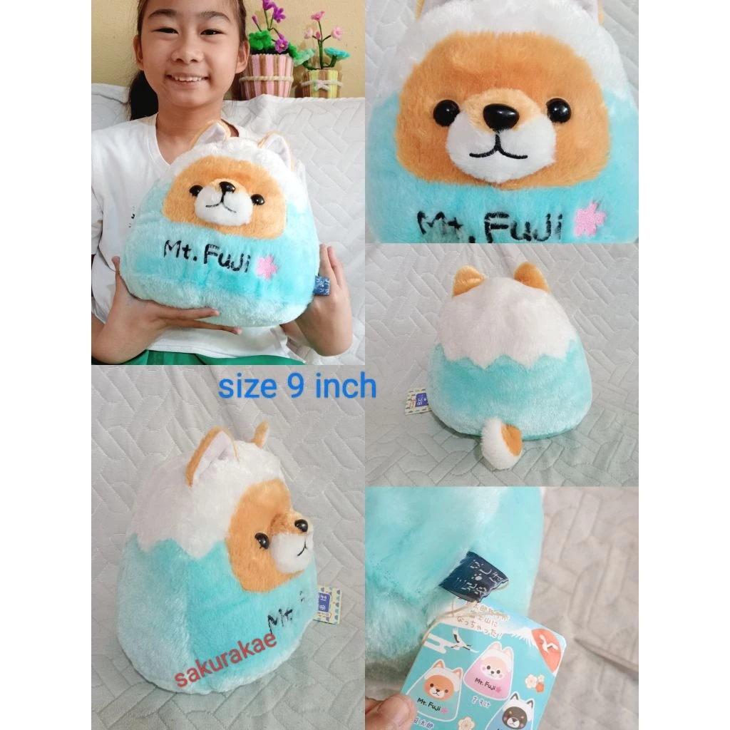(พร้อมส่ง) ตุ๊กตาโล๊ะช็อป/มือสองคัดเกรด หมาปอม หมาชิบะ ชิบะ Shiba หมา amuse pom หมาตัวใหญ่ ลิขสิทธิ์แท้ ตุ๊กตาผ้า