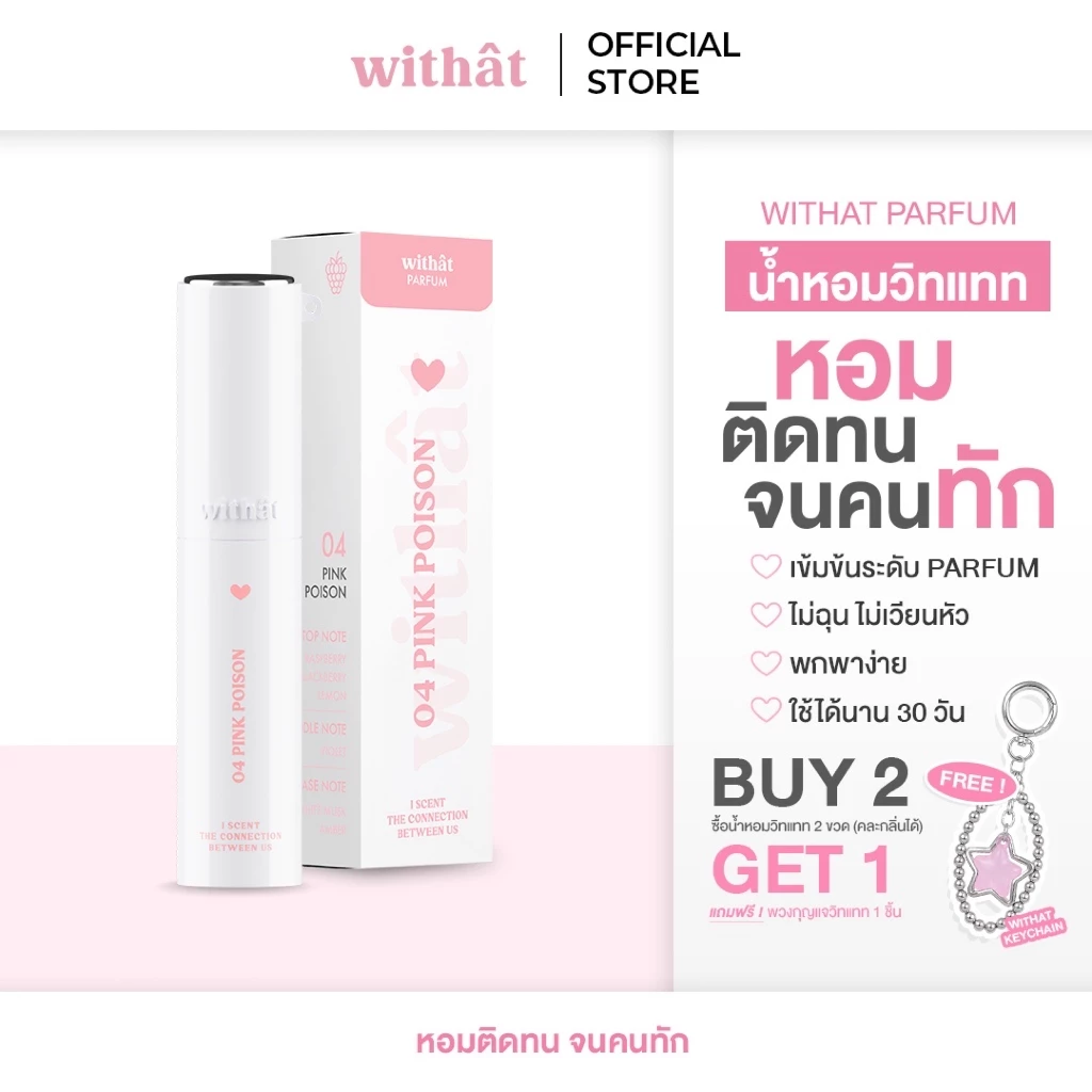 ส่งด่วน น้ำหอม Withat Parfum Scent inversion : น้ำหอมวิทแทท หอมติดทนจนคนทัก น้ำหอมวิทแทท น้ำหอมวิทแทท