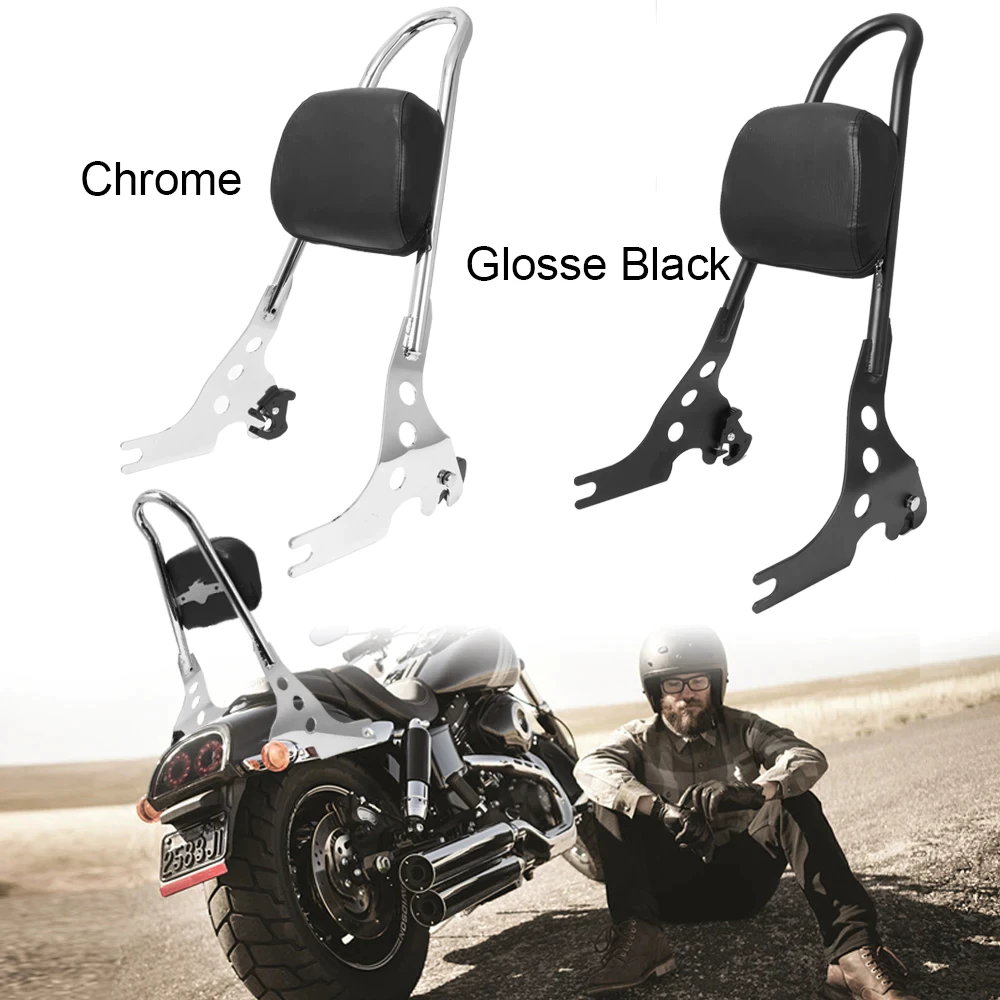 ชิ้นส่วนอุปกรณ์เสริมรถจักรยานยนต์สำหรับ harley davidson sportster xl883 xl1200 x48 72 883 1200 backrest  2004 UP