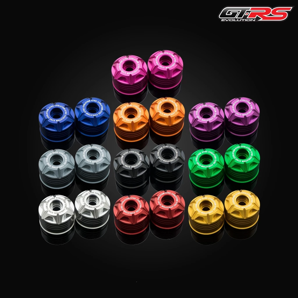 น็อตปลายแฮนด์ CNC GTRS Giorno+ / Click160 (ขนาด 31x22mm.) ตุ้มปลายแฺฮนด์ Click 160 / Giorno 125