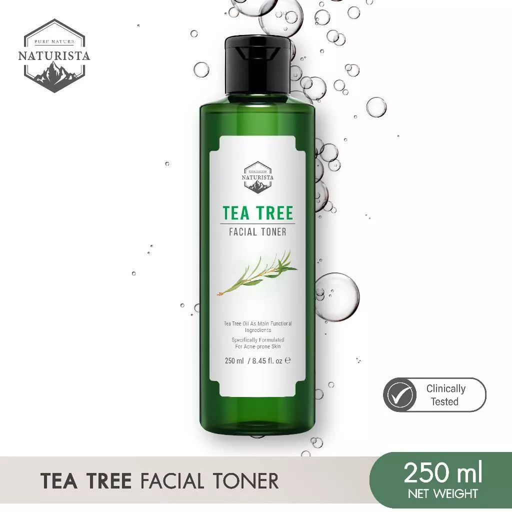 Naturista โทนเนอร์ทีทรี ทำความสะอาดสิ่งตกค้างบนใบหน้าอย่างล้ำลึก  Tea Tree Facial Toner 250ml