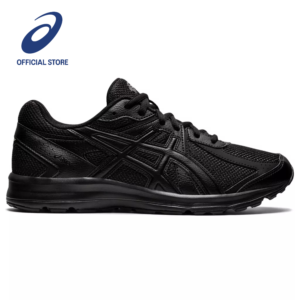 ASICS   JOG 100S MEN ผู้ชาย รองเท้าผ้าใบ ของแท้ หน้ากว้าง 2E BLACKBLACK
