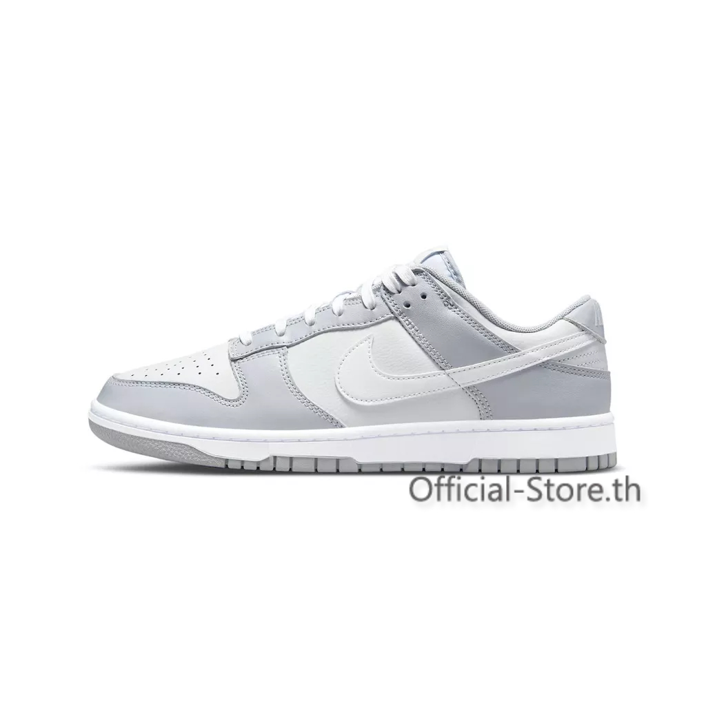 ลดเพิ่ม 57 รองเท้าผู้ชาย Dunk Low Retro Grey white รองเท้าผู้หญิง ฟรีค่าจัดส่งทั่วประเทศ